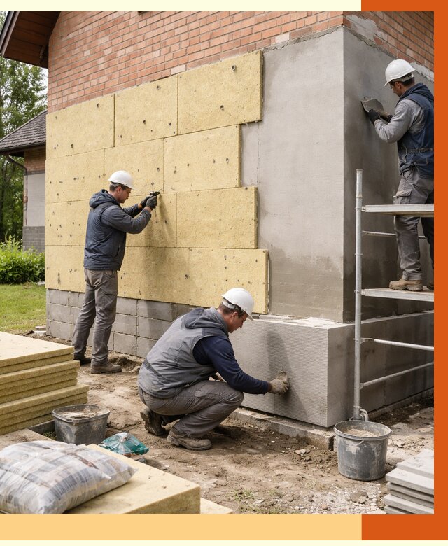 Утепление частного дома в Усть-Джегуте под ключ от 7592 руб/м2 — недорого | ТепломастерСтд