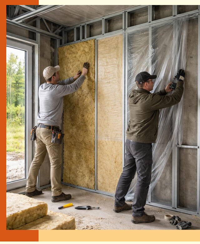 Утепление дома из ЛСТК в Усть-Джегуте с гарантией качества и эффективности