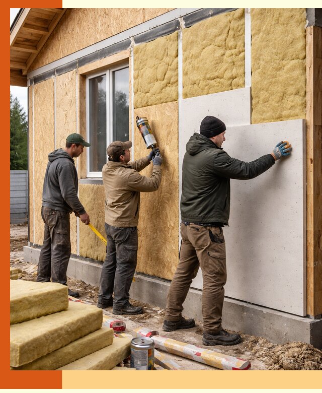 Профессиональное утепление дома из SIP-панелей в Усть-Джегуте