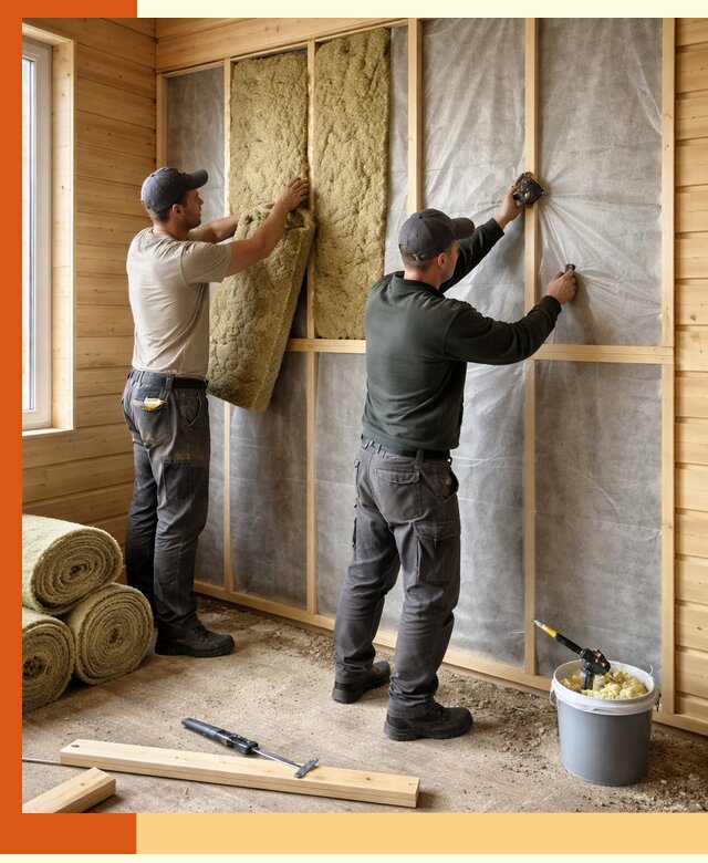 Утепление дома из минибруса в Усть-Джегуте: комплексные теплоизоляционные работы