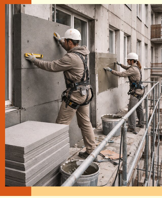 Утепление квартиры снаружи под ключ в Усть-Джегуте