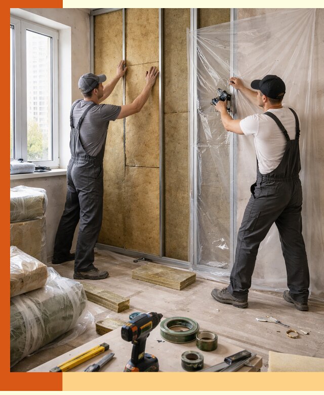 Утепление квартиры изнутри профессионально в Усть-Джегуте