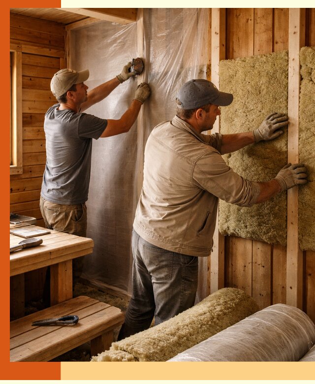 Утепление бани изнутри в Усть-Джегуте качественно и недорого