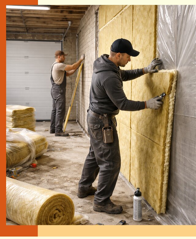 Утепление гаража под ключ в Усть-Джегуте — все виды теплоизоляции