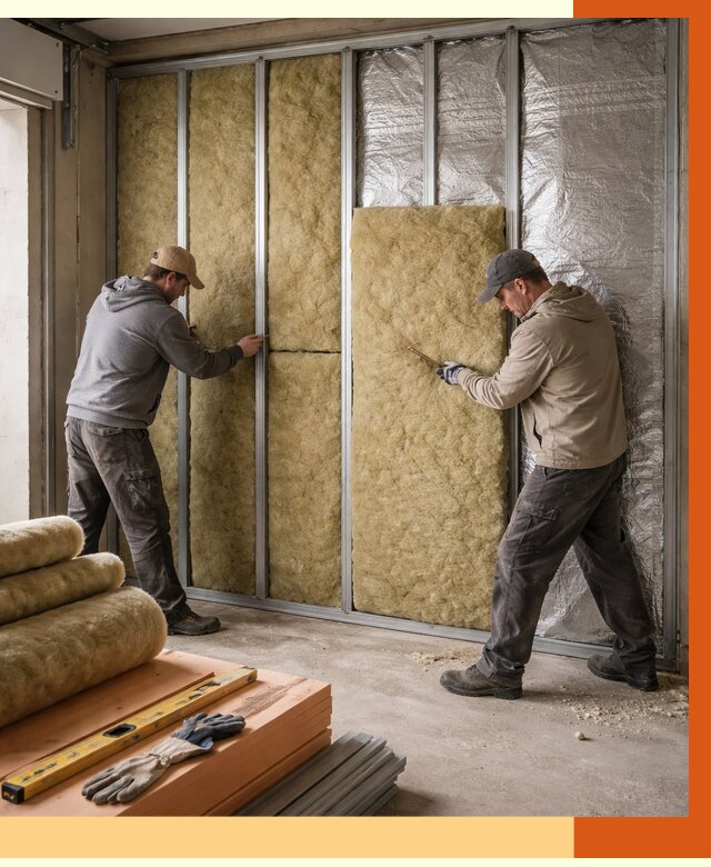 Утепление гаража изнутри в Усть-Джегуте от 7592 руб/м2 — работы и цена | ТепломастерСтд