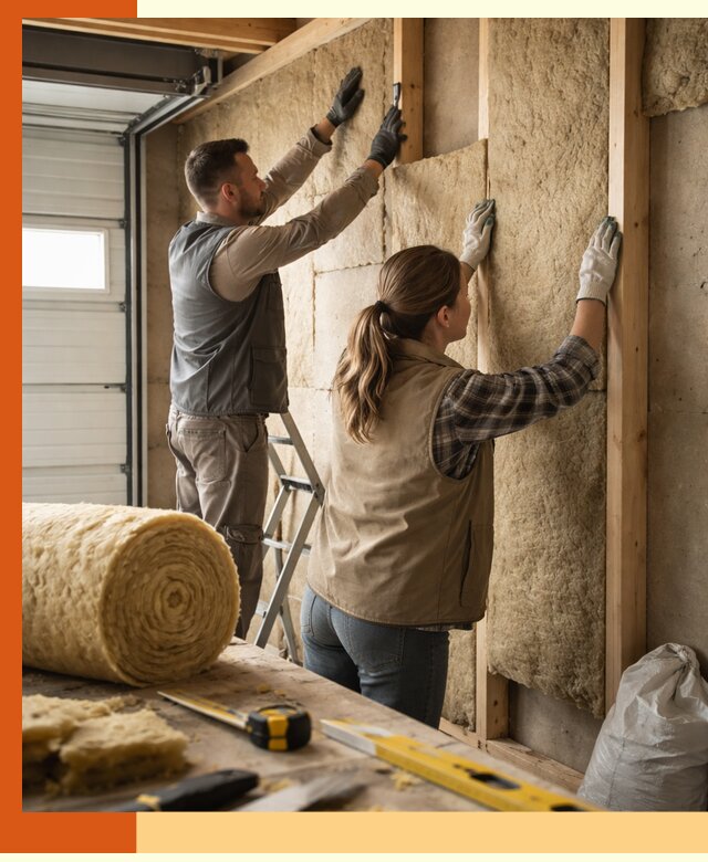 Утепление гаража изнутри в Усть-Джегуте: быстро и надежно