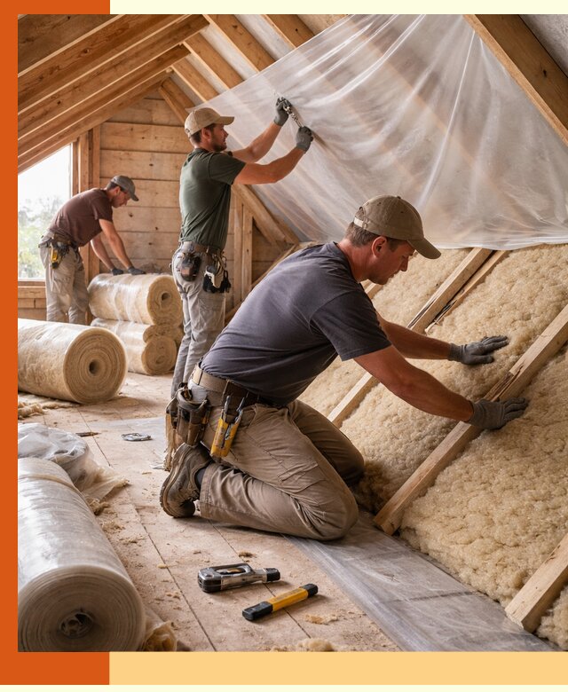 Утепление крыши изнутри в Усть-Джегуте: профессионально и надежно