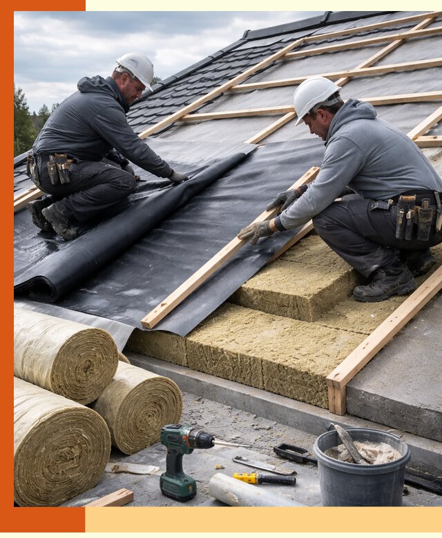 Утепление крыши снаружи в Усть-Джегуте: профессиональная теплоизоляция