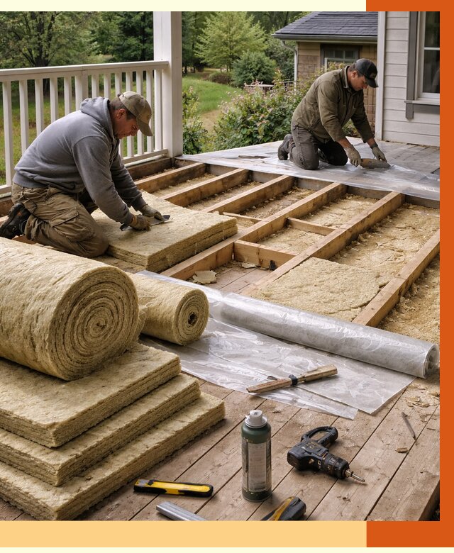 Утепление террасы в Усть-Джегуте от 4252 руб./м2 — утеплить террасу под ключ | ТепломастерСтд