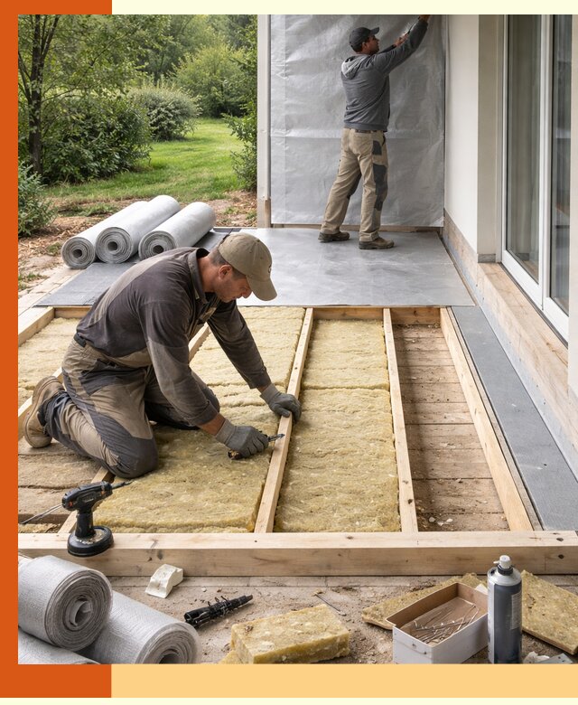 Утепление террасы в Усть-Джегуте — тепло и защита круглогодично