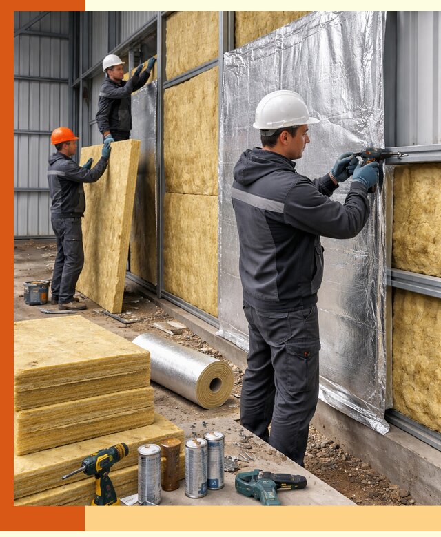 Утепление металлического ангара профессионально в Усть-Джегуте