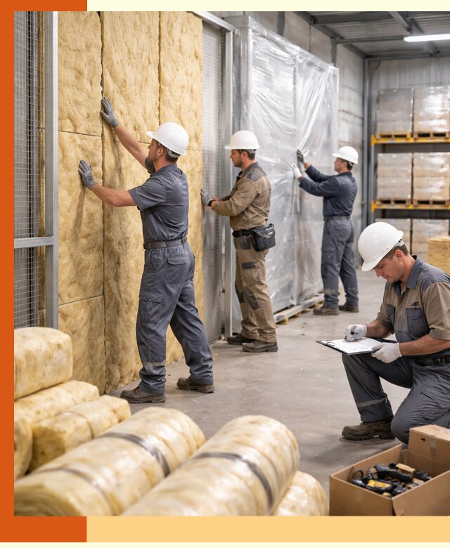 Утепление склада готовой продукции в Усть-Джегуте качественно и быстро