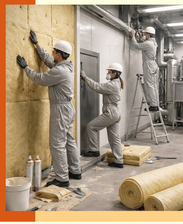 Утепление пищевого цеха под ключ в Усть-Джегуте