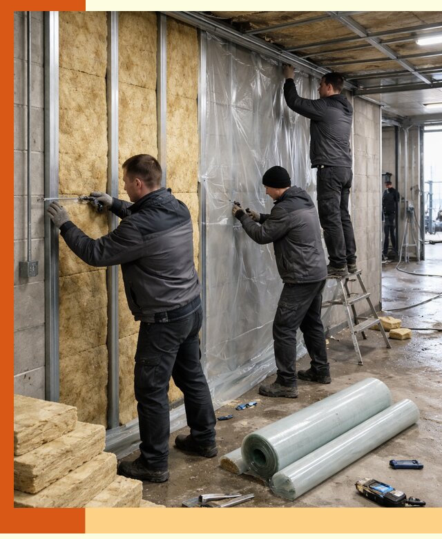 Профессиональное утепление автомойки в Усть-Джегуте для любого типа помещений