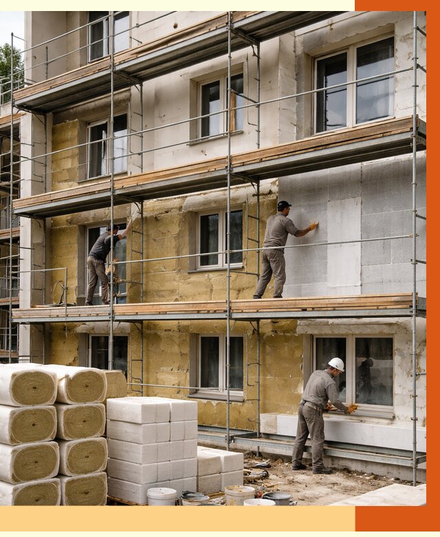 Утепление гостиницы в Усть-Джегуте от 7289 руб./м2 — комплексно, ППУ, под ключ | ТепломастерСтд