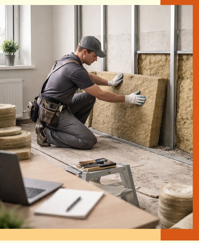 Утепление офиса в Усть-Джегуте от 4555 руб/м2 — комплексное утепление офиса под ключ | ТепломастерСтд