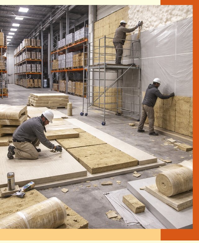 Утепление складского терминала в Усть-Джегуте от 7592 руб./м² под ключ | ТепломастерСтд