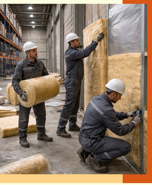 Утепление логистического центра в Усть-Джегуте от 4555 руб/м² под ключ | ТепломастерСтд