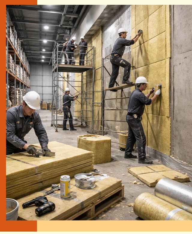 Утепление логистического центра в Усть-Джегуте качественно и экономично