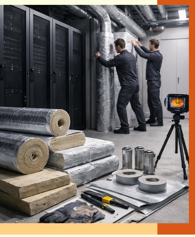 Утепление серверной в Усть-Джегуте от 8605 руб./м² — комплексно под ключ | ТепломастерСтд