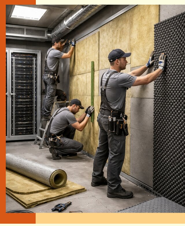 Утепление серверной комнаты профессионально в Усть-Джегуте