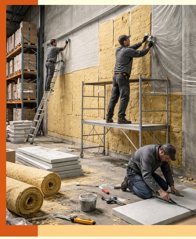 Утепление холодного склада под ключ в Усть-Джегуте