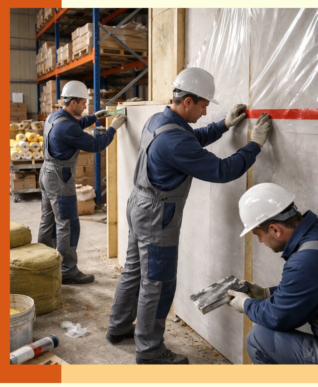 Утепление теплого склада под ключ в Усть-Джегуте