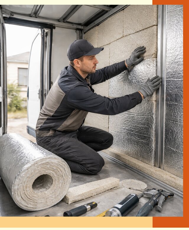 Утепление фургона рефрижератора в Усть-Джегуте от 12654 руб./м² под ключ | ТепломастерСтд