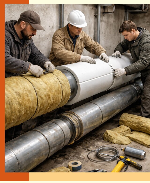 Утепление трубопровода в Усть-Джегуте с гарантией энергоэффективности