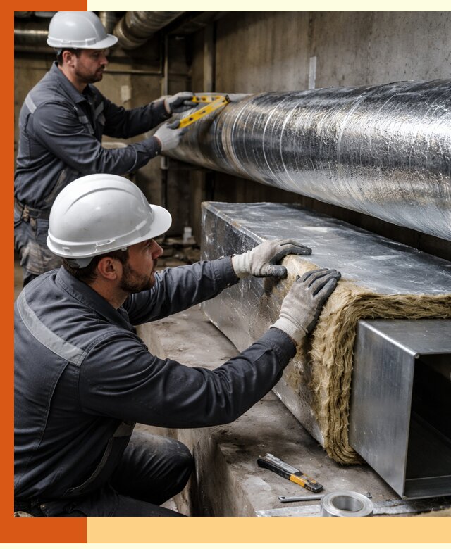 Профессиональное утепление воздуховодов и теплоизоляция в Усть-Джегуте