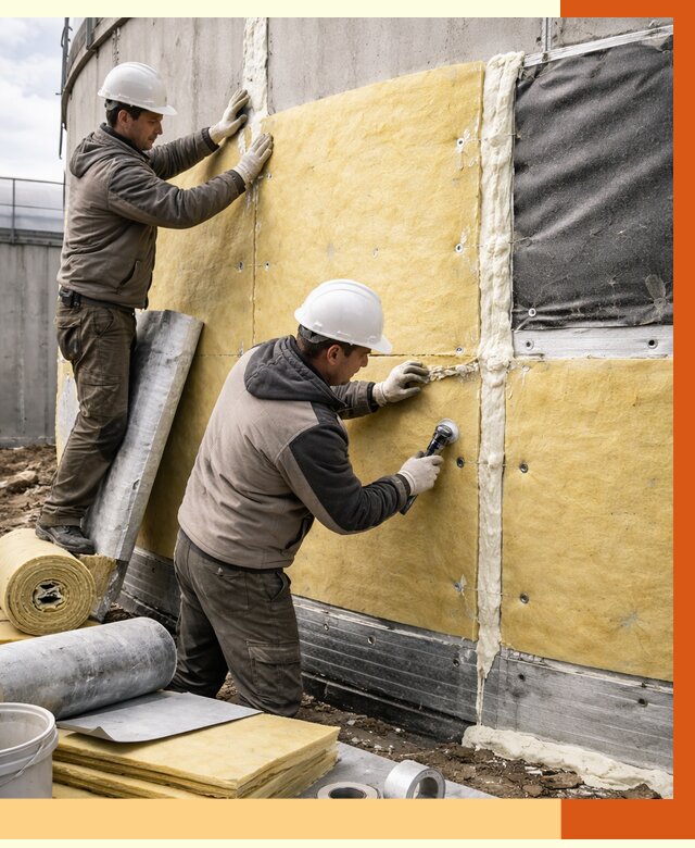 Утепление резервуара в Усть-Джегуте от 27838 руб/м2 — монтаж ППУ и комплекс под ключ | ТепломастерСтд