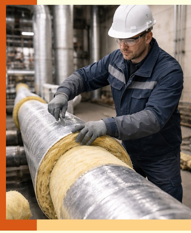 Утепление технологического оборудования и заводских установок в Усть-Джегуте