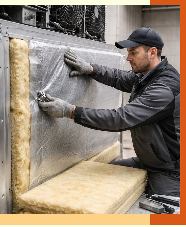 Утепление холодильного агрегата в Усть-Джегуте от 8605 руб. под ключ | ТепломастерСтд