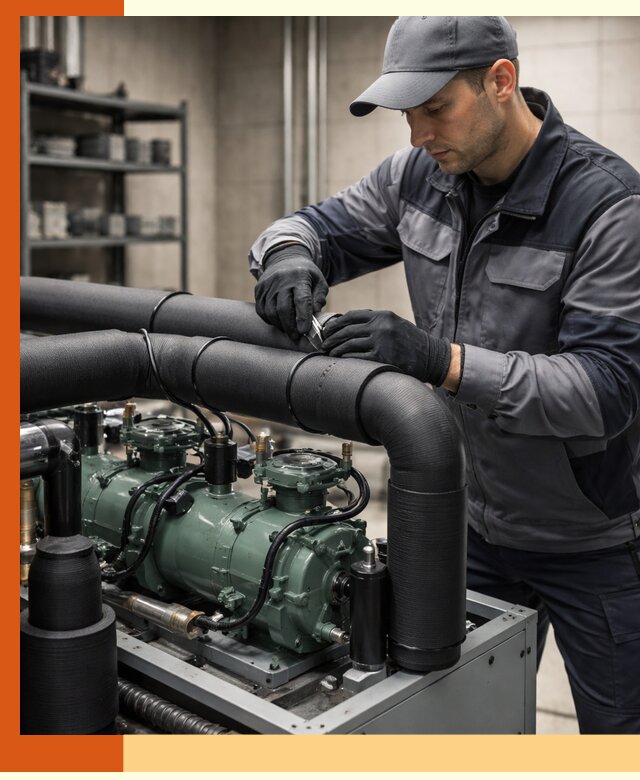 Утепление холодильного агрегата и теплоизоляция в Усть-Джегуте