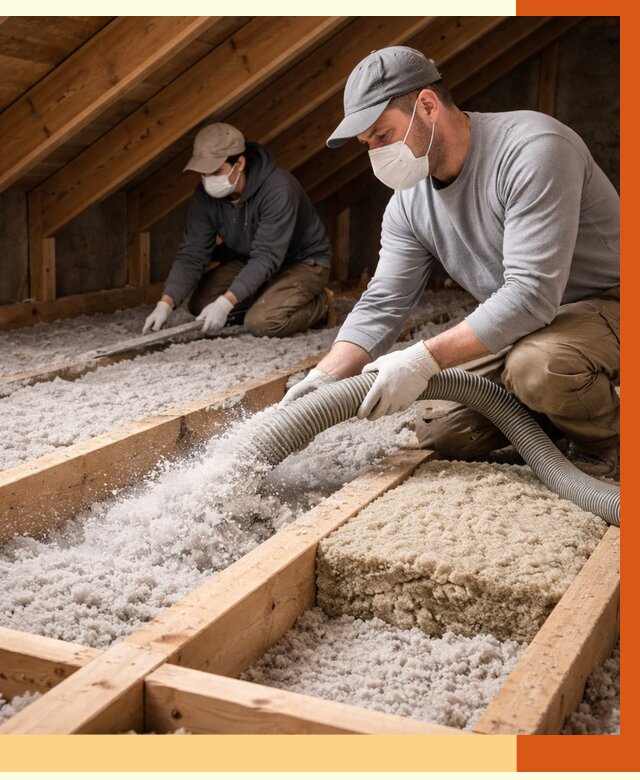 Заполнение полостей чердачного перекрытия в Усть-Джегуте от 4555 руб. | ТепломастерСтд