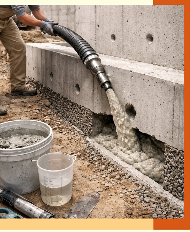 Заполнение полостей фундамента в Усть-Джегуте от 6884 руб. под ключ | ТепломастерСтд