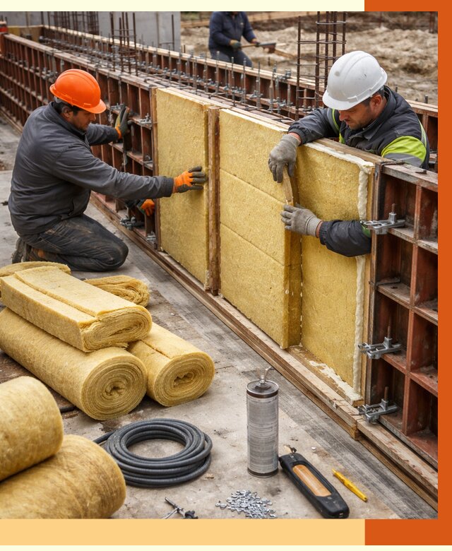 Теплоизоляция опалубки в Усть-Джегуте от 7289 руб. за м2 — услуги и монтаж | ТепломастерСтд