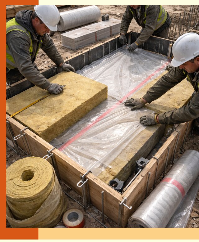 Теплоизоляция опалубки для строительства в Усть-Джегуте