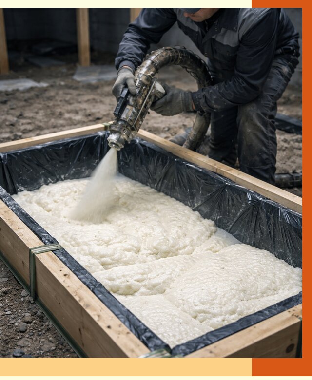 Заливка ППУ в формы в Усть-Джегуте от 2531 руб. — утепление форм под ключ | ТепломастерСтд