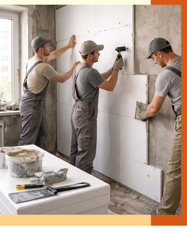 Утепление пенопластом домов и стен в Усть-Джегуте от 1873 руб. — ТепломастерСтд