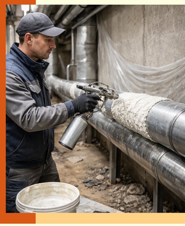 Утепление труб жидкой теплоизоляцией в Усть-Джегуте