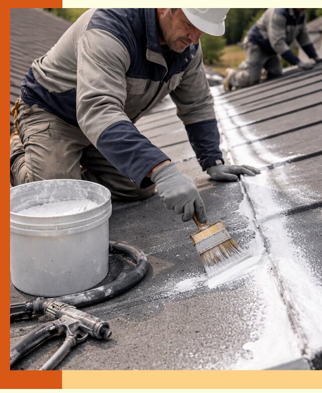 Утепление кровли жидкой теплоизоляцией в Усть-Джегуте