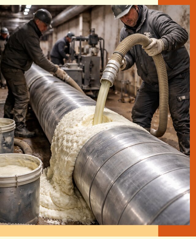 Утепление теплотрассы жидкой теплоизоляцией в Усть-Джегуте от 4252 руб. | ТепломастерСтд