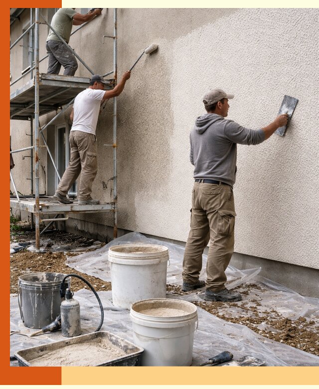 Утепление фасада жидкой пробкой в Усть-Джегуте