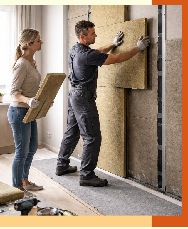 Профессиональная шумоизоляция квартиры в Усть-Джегуте от 7592 руб. за м2 | ТепломастерСтд