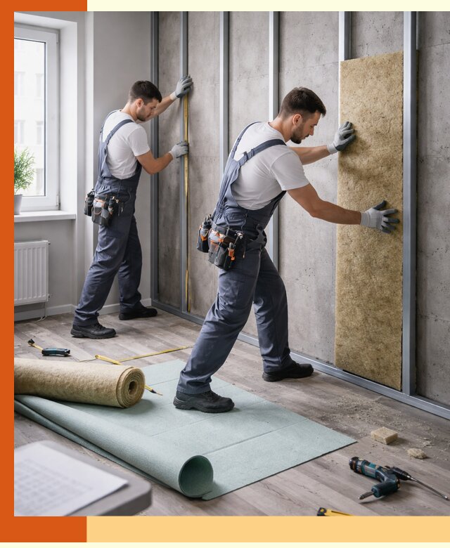 Шумоизоляция квартиры под ключ в Усть-Джегуте — профессионально и гарантированно