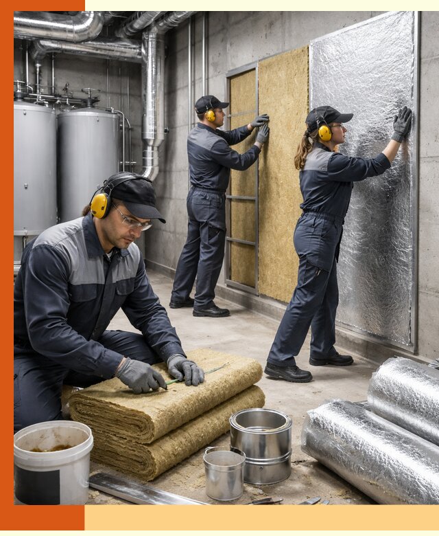 Шумоизоляция котельной в Усть-Джегуте: профессиональный монтаж и материалы