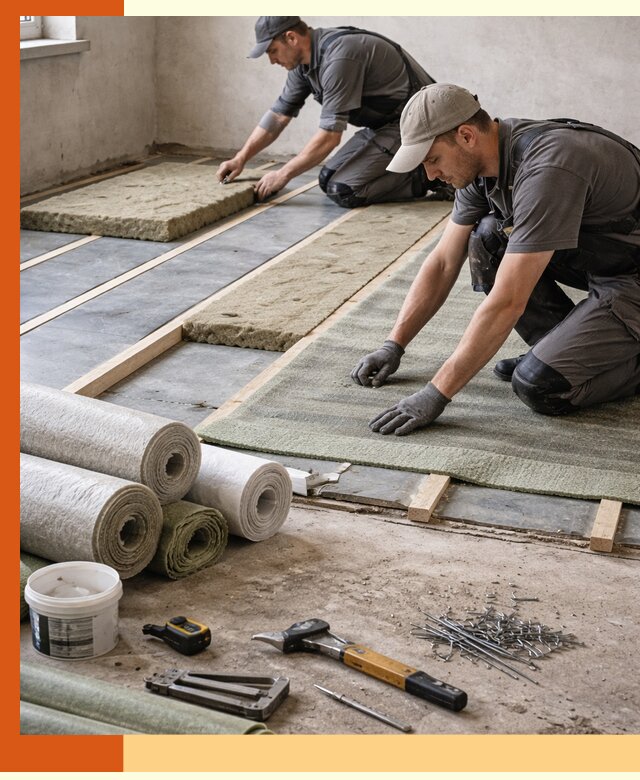 Шумоизоляция пола в Усть-Джегуте — профессиональная звукоизоляция помещений