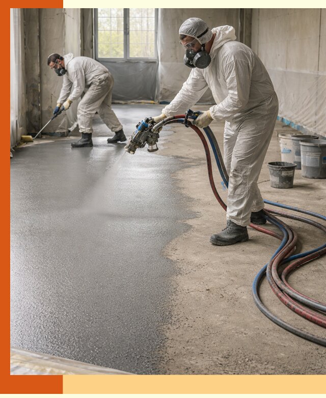 Гидроизоляция полимочевиной полов и конструкций в Усть-Джегуте