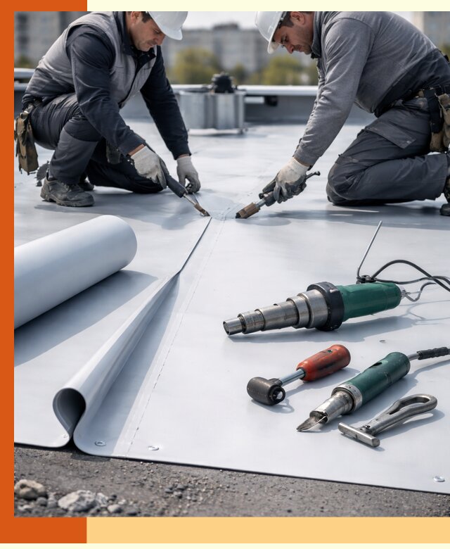 Гидроизоляция мембранной кровли в Усть-Джегуте: монтаж и ремонт быстро